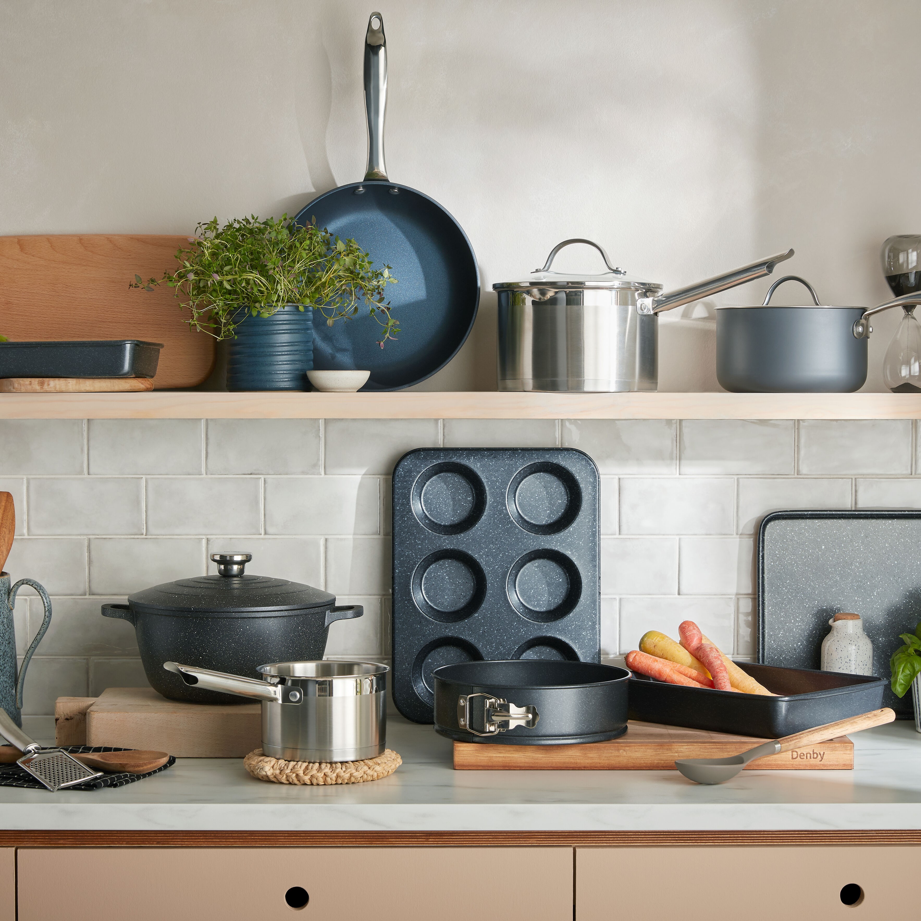 Save up to 50% off Denby cookware & kitchenware
Saving an extra 28% off outlet price
 - Please see in-store for more details.

