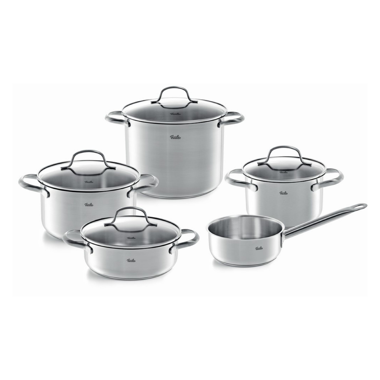 San Francisco 5-piece pot set for all types of stoves | RRP € 329,90 | Outlet € 230