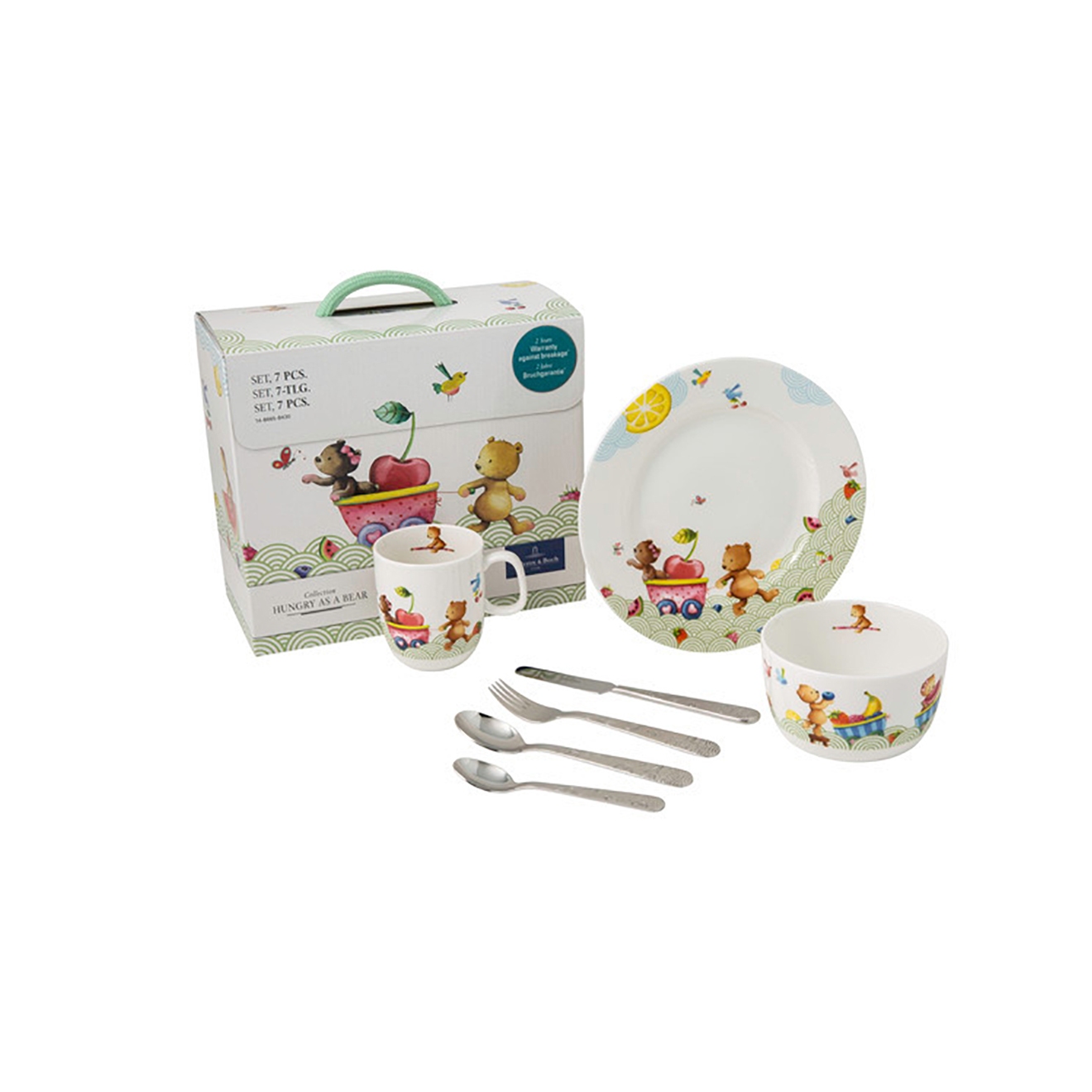 Children's set 7 pieces in a gift box, Happy as a Bear | RRP € 59,90